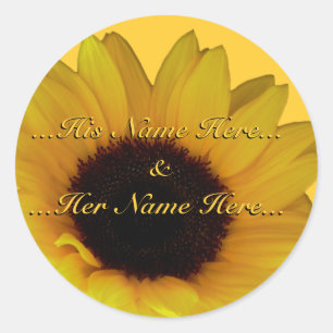 Pegatinas girasoles Pegatinas girasoles personaliz
