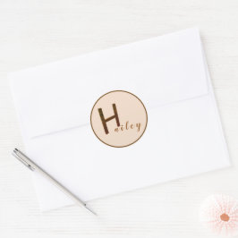 Pegatinas Gold 3D Letter H