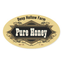 Pegatinas Golden Amber Pure Honey