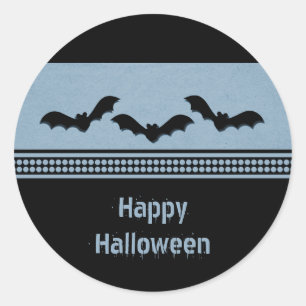 Pegatinas Gone Batty Halloween, azul claro