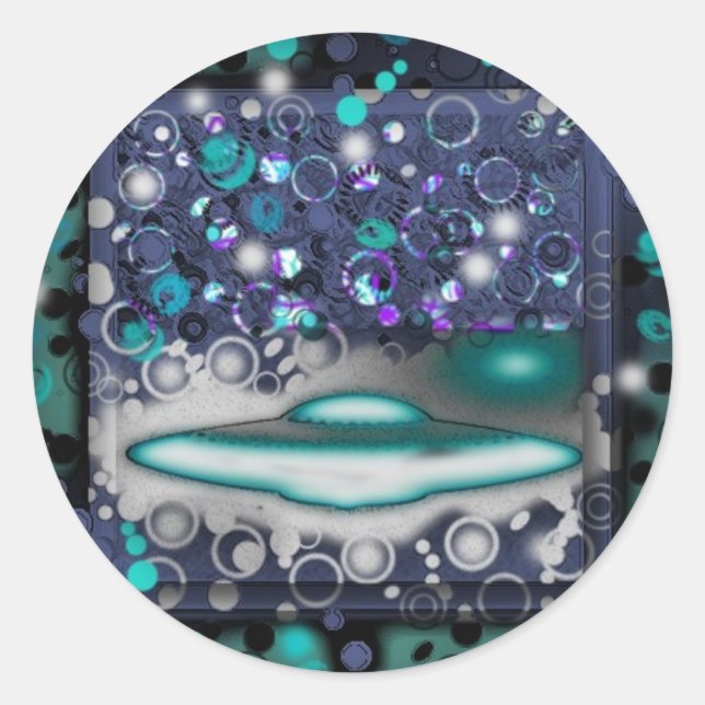 Pegatinas Goshy Flying Saucer (Anverso)