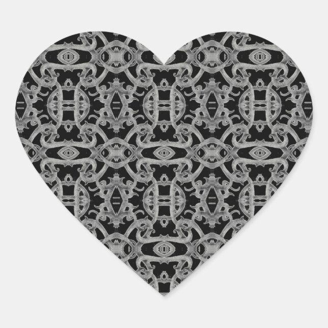 Pegatinas GOTHIC Heart (Anverso)