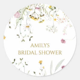 Pegatinas Gracias Flores Silvestres