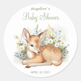 Pegatinas gracias por la ducha de bebé.