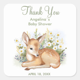 Pegatinas gracias por la ducha de bebé.