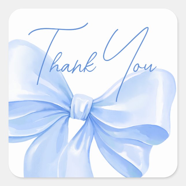 Pegatinas gracias por la ducha de bebé. (Anverso)