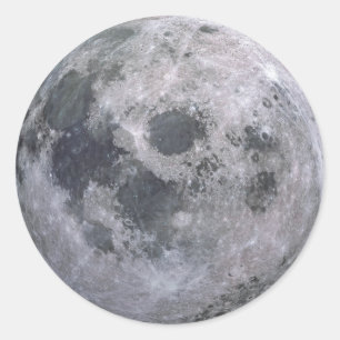 PEGATINAS grandes de LUNA COMPLETA