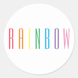 PEGATINAS grandes de RAINBOW