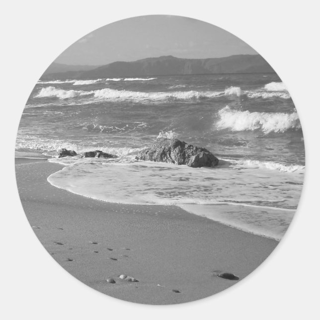 Pegatinas Gray Seascape (Anverso)