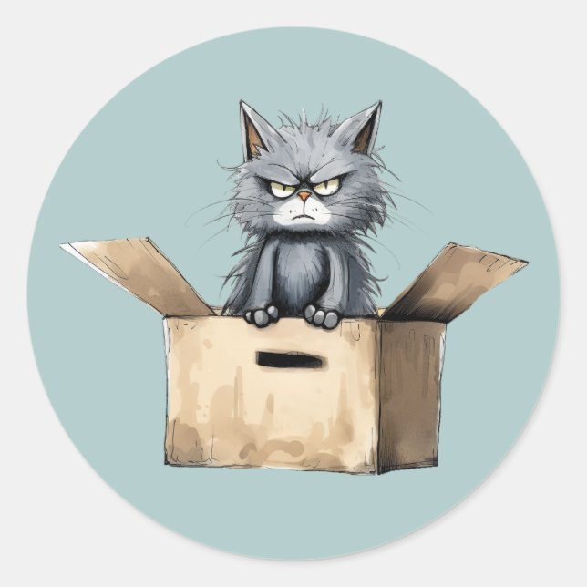 Pegatinas Grumpy Cat (Anverso)