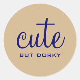 Pegatinas guapos pero dorados