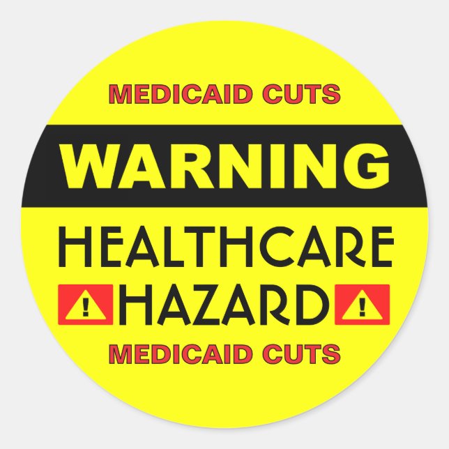 Pegatinas Healthcare Hazard™ (Anverso)