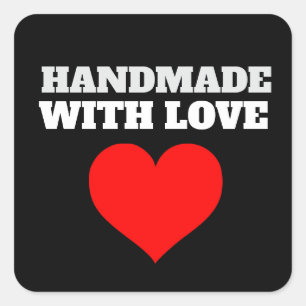 Pegatinas HECHAS A MANO CON AMOR