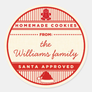 Pegatinas hechos en casa aprobados de encargo de