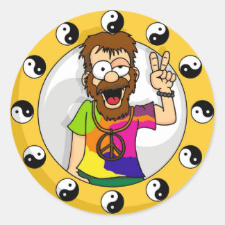 Pegatinas hippie