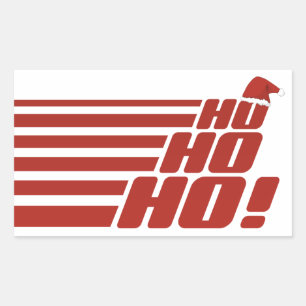 Pegatinas Ho Ho Ho personalizado Xmas