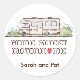 Pegatinas - Hogar de motores dulces para el hogar