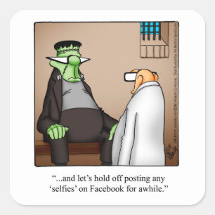 Pegatinas honrados Frankenstein Humor Halloween