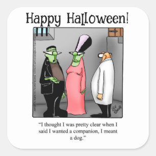 Pegatinas honrados Frankenstein Humor Halloween