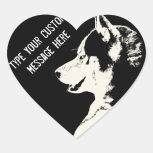 Pegatinas Husky Pegatinas Siberian Husky Malamute