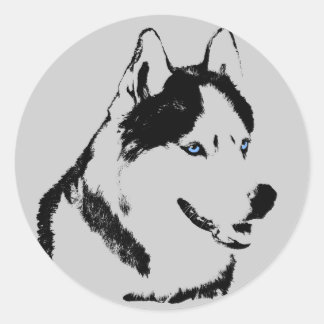 Pegatinas Husky Pegatinas Siberian Husky Malamute