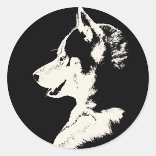 Pegatinas Husky Pegatinas Siberian Husky Malamute