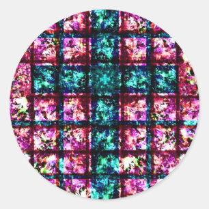 Pegatinas Ilustrados De Cruces De Vidrio Manchado