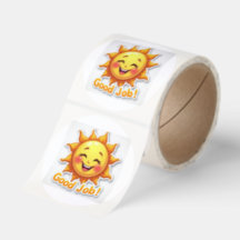Pegatinas infantiles motivadoras/recompensa solar 