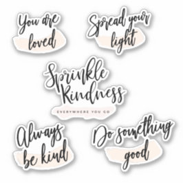 Pegatinas Inspiradores de Kindness Planner