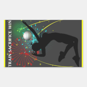 Pegatinas inspiradores de voleibol