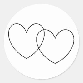 pegatinas "Interbloqueando corazones"