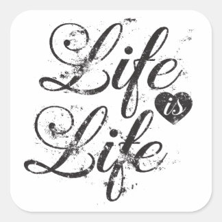 Pegatinas invitan a citas sobre la vida