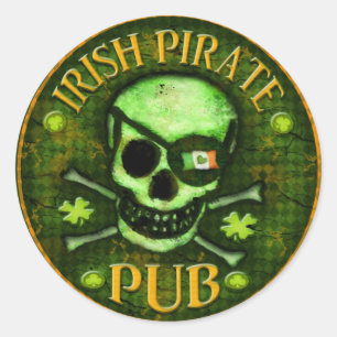 Pegatinas irlandeses del Día de San Patricio