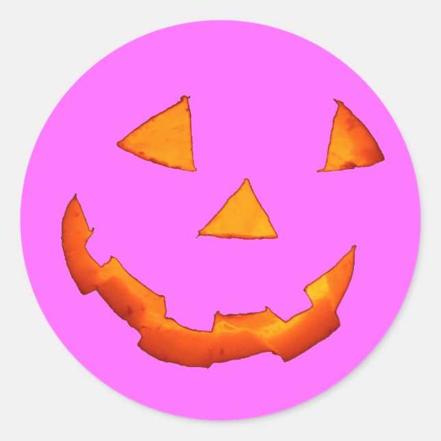 Pegatinas Jack-o'-Lantern (Anverso)