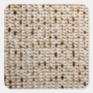 Pegatinas judíos de Square Matzo