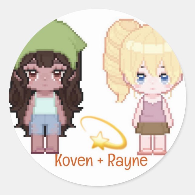 Pegatinas Koven + Rayne 1 (Anverso)