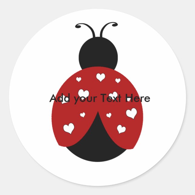 Pegatinas Lady Bug (Anverso)