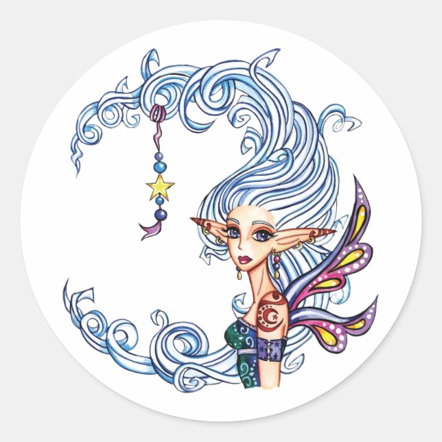 Pegatinas Lady Luna Fairy (Anverso)
