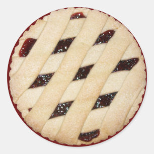 Pegatinas Lattice-Top Raspberry Pie/Tart