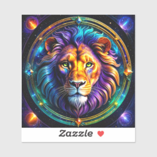 Pegatinas Leo Zodiac, Zodiaco Celestial