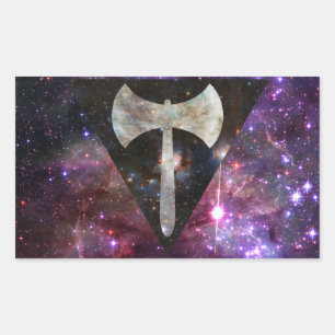 Pegatinas lesbianos de la bandera de la nebulosa