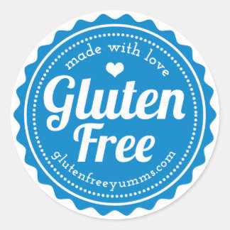 Pegatinas libres de gluten — hechos con amor