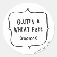 Pegatinas libres de gluten y trigo