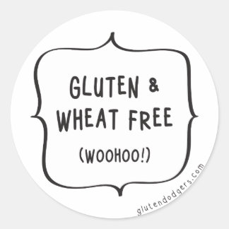 Pegatinas libres de gluten y trigo