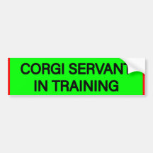 Pegatinas lindas para sirviente Corgi
