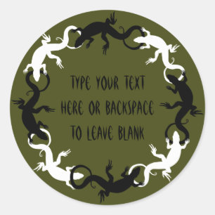 Pegatinas Lizard Pegatinas de arte Lizard personal