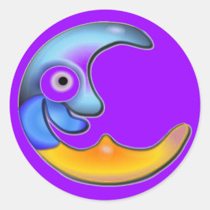 Pegatinas locos de la Luna