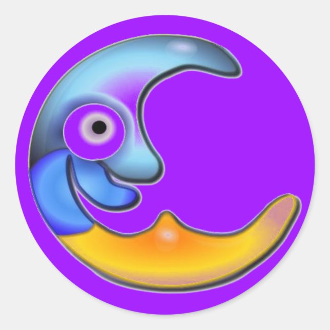 Pegatinas locos de la Luna (Anverso)