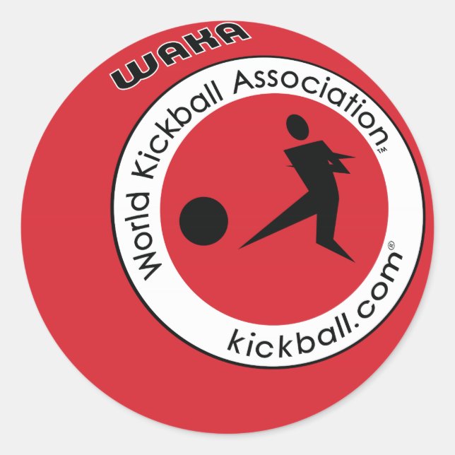 Pegatinas - Logo de Kickball (Anverso)
