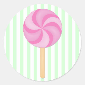 Pegatinas Lollipop Rosa